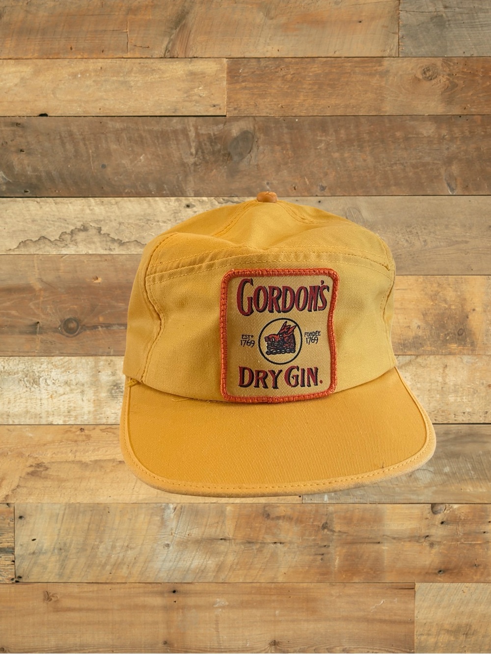 Gordon’s Dry Gin Mustard Yellow Snapback Hat